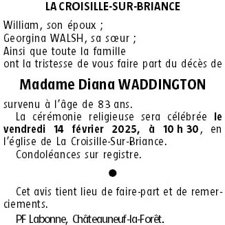 Photo de Diana WADDINGTON